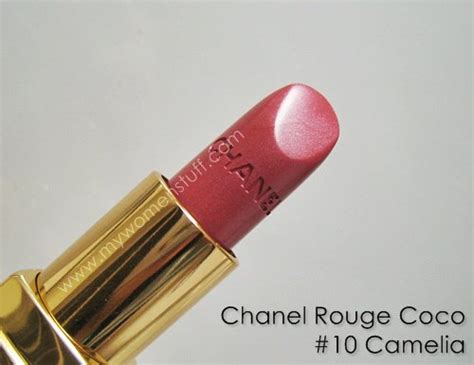 chanel rouge coco camellia|Chanel Rouge camelia lipstick.